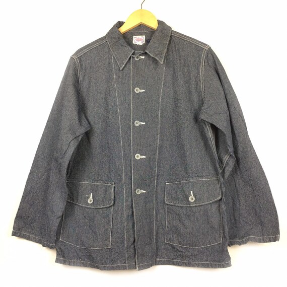 Pherrow's Stormy Blue USN Chore Jacket - Etsy Pherrow's Stormy Blue USN Chore Jacket - Etsy