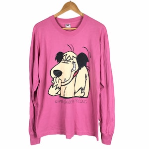 Vtg 90's Hana Barbera Wicky Races L/S T-Shirt