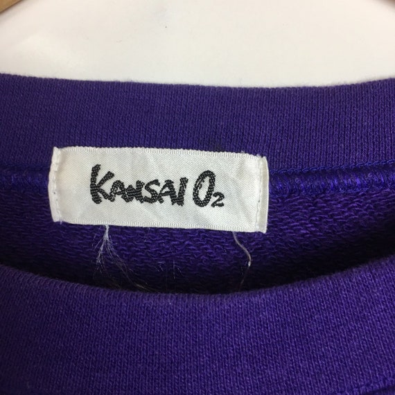 Vtg Kansai Yamamoto O2 Crewneck Sweatshirt Size L - image 7
