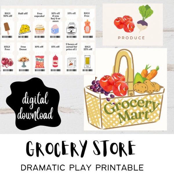 Grocery Store Dramatic Play