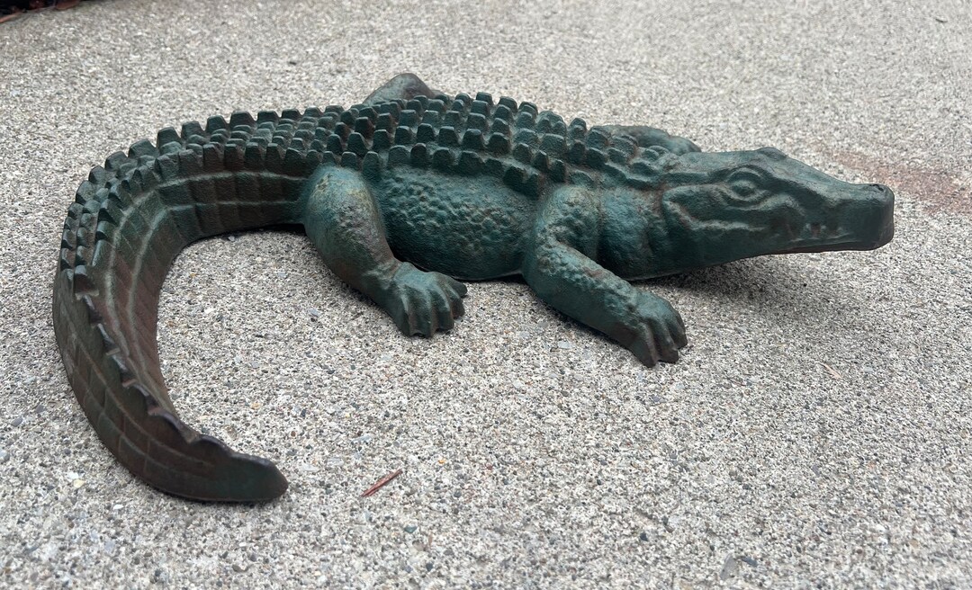 Old Antique Cast Iron Alligator Boot Scraper L0224C175 Etsy