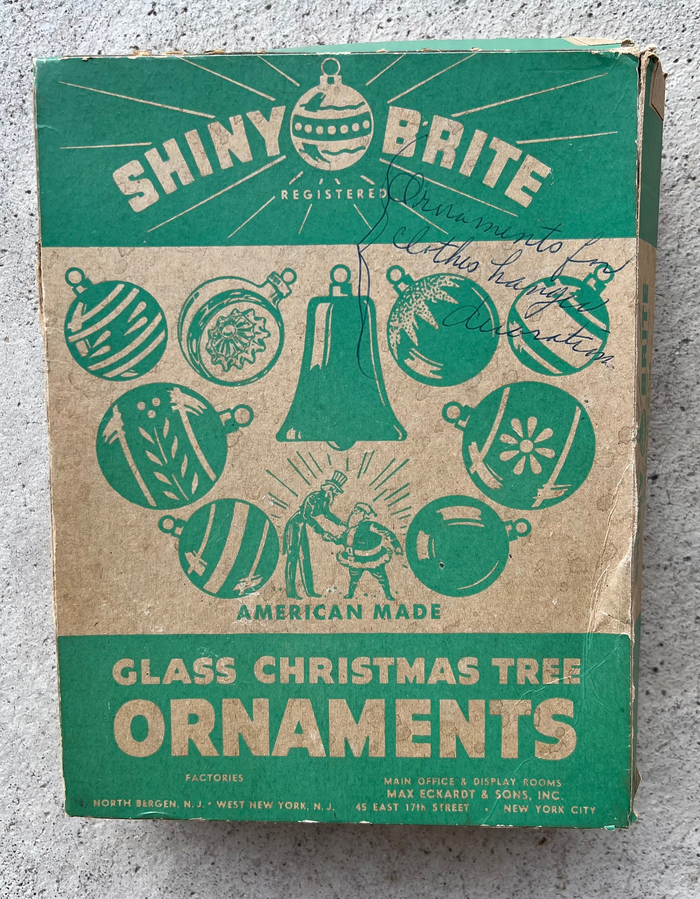 Lot of Vintage Christmas Tree Ornaments 5 Shiny Brites/6