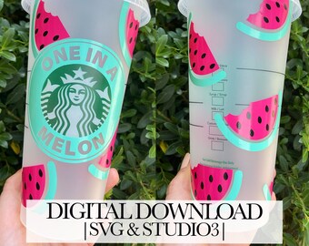 Download Free Watermelon Cup Etsy SVG Cut Files