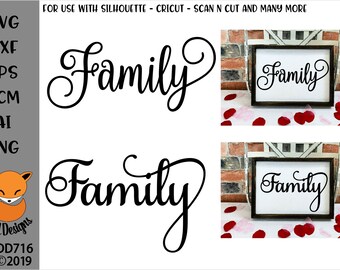 Download Family Word Svg Etsy