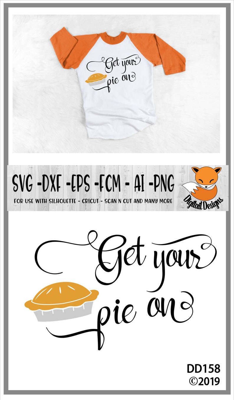 Download Pumpkin Pie SVG Dxf Png Eps Fcm Ai Thanksgiving | Etsy