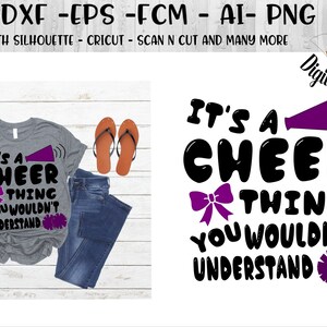 It&#39;s A Cheer Thing SVG - Cheerleader SVG - Cheer SVG - dxf - png - eps - fcm - ai - Cheer Cut File - Cheerleader Design
