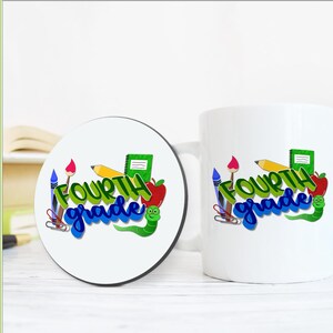 Fourth Grade Sublimation Design - 4th Grade Back to School Sublimation