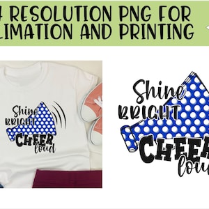 Live Love Cheer Sublimation PNG  - Cheerleader Design - Direct To Garment - Chromablast Design - Cheerleader Sublimation