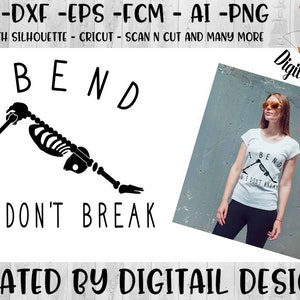 Yoga SVG - png - dxf - eps - fcm - ai - Yoga Skeleton - Funny SVG -  Yoga Cut File - Yoga Design - Commercial Use SVG