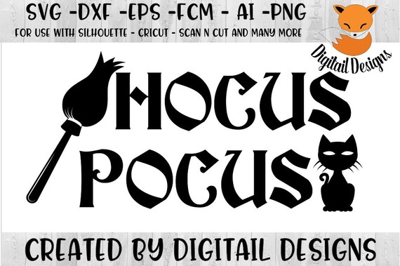 Download Free Hocus Pocus Svg Dxf Png Eps Fcm Ai Halloween Svg Etsy SVG Cut Files