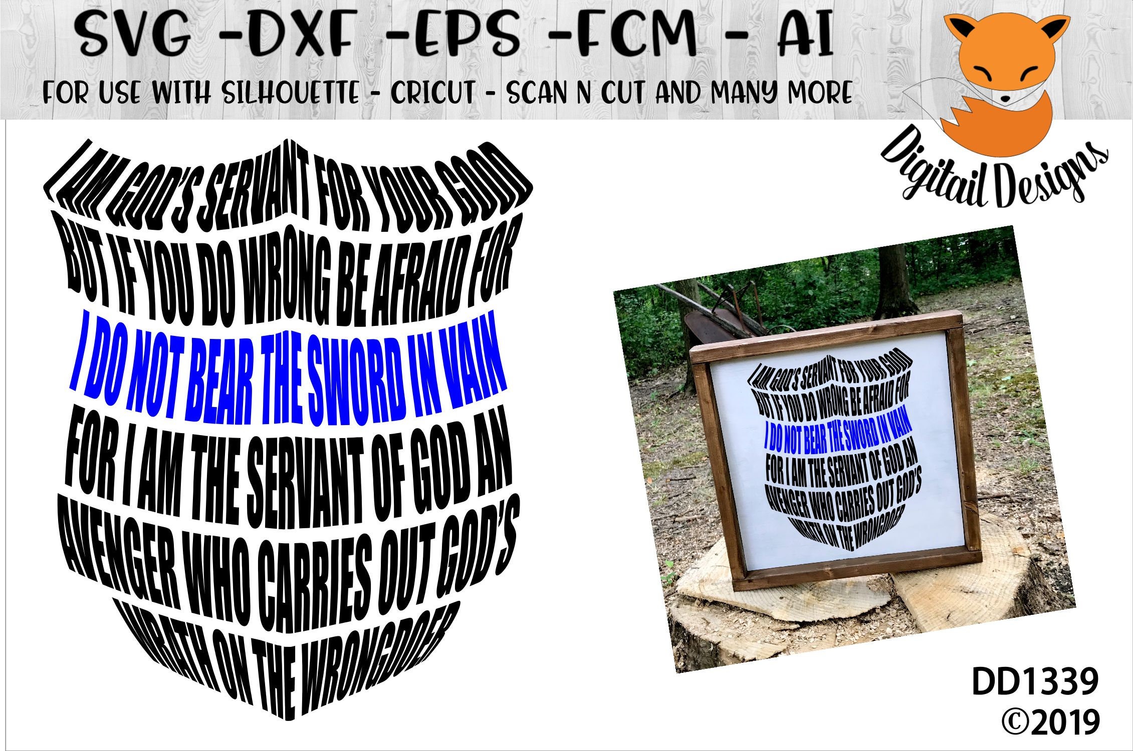 Download Law Enforcement Badge SVG dxf png fcm eps ai Cut | Etsy