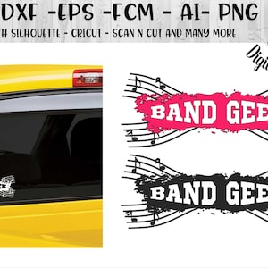 Marching Band SVG - dxf - png - eps - fcm - ai - Instant Download - Commercial Use - Cricut Silhouette File - Band Geek SVG