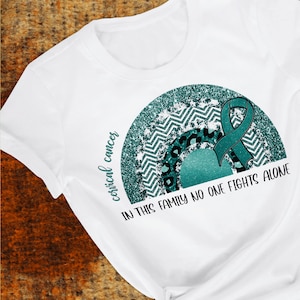 Cervical Cancer Awareness Sublimation PNG - Instant Download - Awareness Sublimation Design
