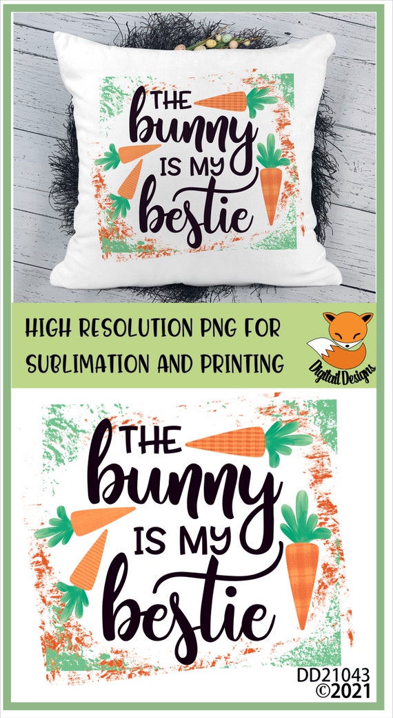 Commercial Use Bougie Bunnies PNG Sublimation JPG and PDF for Print Small Business Animal Print Easter Bunny Spring Printable Wall Art