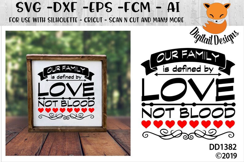 Adoption Quote SVG Adopted Baby SVG dxf png eps ai fcm | Etsy