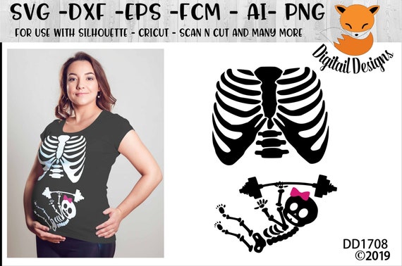 Download Weight Lifting Baby Skeleton Svg Png Dxf Eps Fcm Ai Etsy