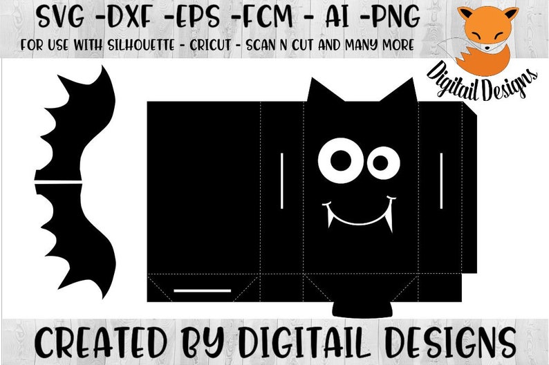 Download Halloween Treat Bag Pattern SVG png eps dxf fcm ai | Etsy