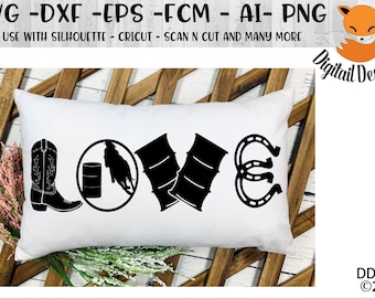 Barrel Racing Love SVG - png - fcm - eps - dxf - ai - Cut File - Silhouette - Cricut - Barrel Racing SVG - Horse SVG - Rodeo Cut File