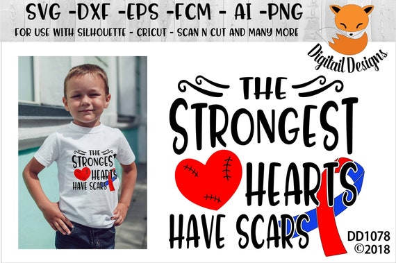 Congenital Heart Defect Svg Png Dxf Eps Fcm Ai Cut Etsy
