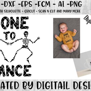 Dancing Skeleton SVG - Png - Dxf - Eps - Fcm - Ai - Bone To Dance Svg - Skeleton Cut File - Skeleton SVG - Halloween SVG - Dance svg
