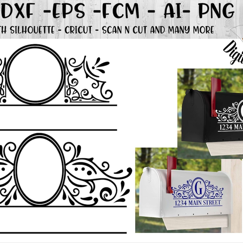 Monogrammed Mailbox - Etsy