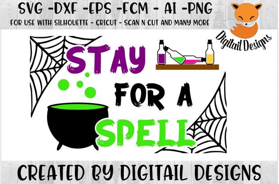 Halloween Svg Dxf Png Eps Fcm Ai Silhouette Cameo Etsy
