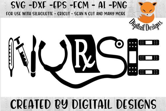Download Nurse Svg Png Fcm Eps Dxf Ai Cut File Silhouette Etsy