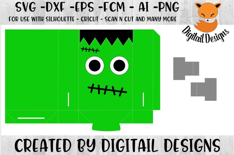 Download Halloween Treat Bag Pattern SVG png eps dxf fcm ai | Etsy
