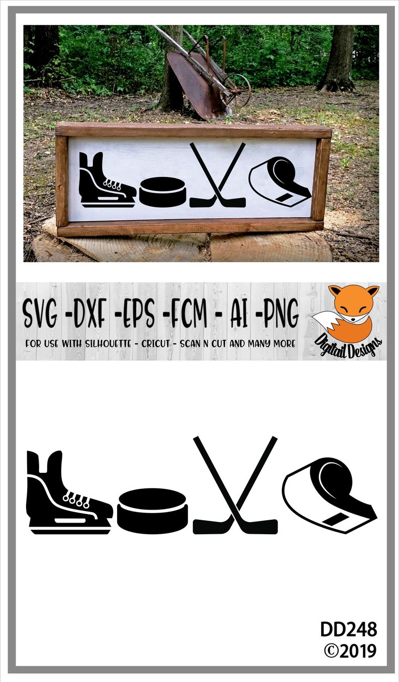 Download Hockey Love SVG png dxf eps ai fcm Hockey SVG | Etsy