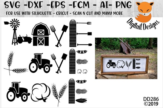 Farming Love Svg Png Dxf Fcm Eps Ai Cut File Etsy