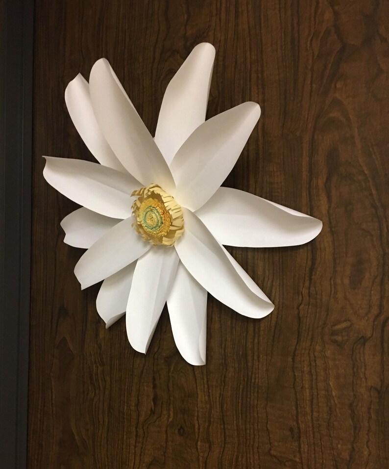 Paper Flower/large Paper Flowers/large Paper Daisy/paper Daisy Etsy
