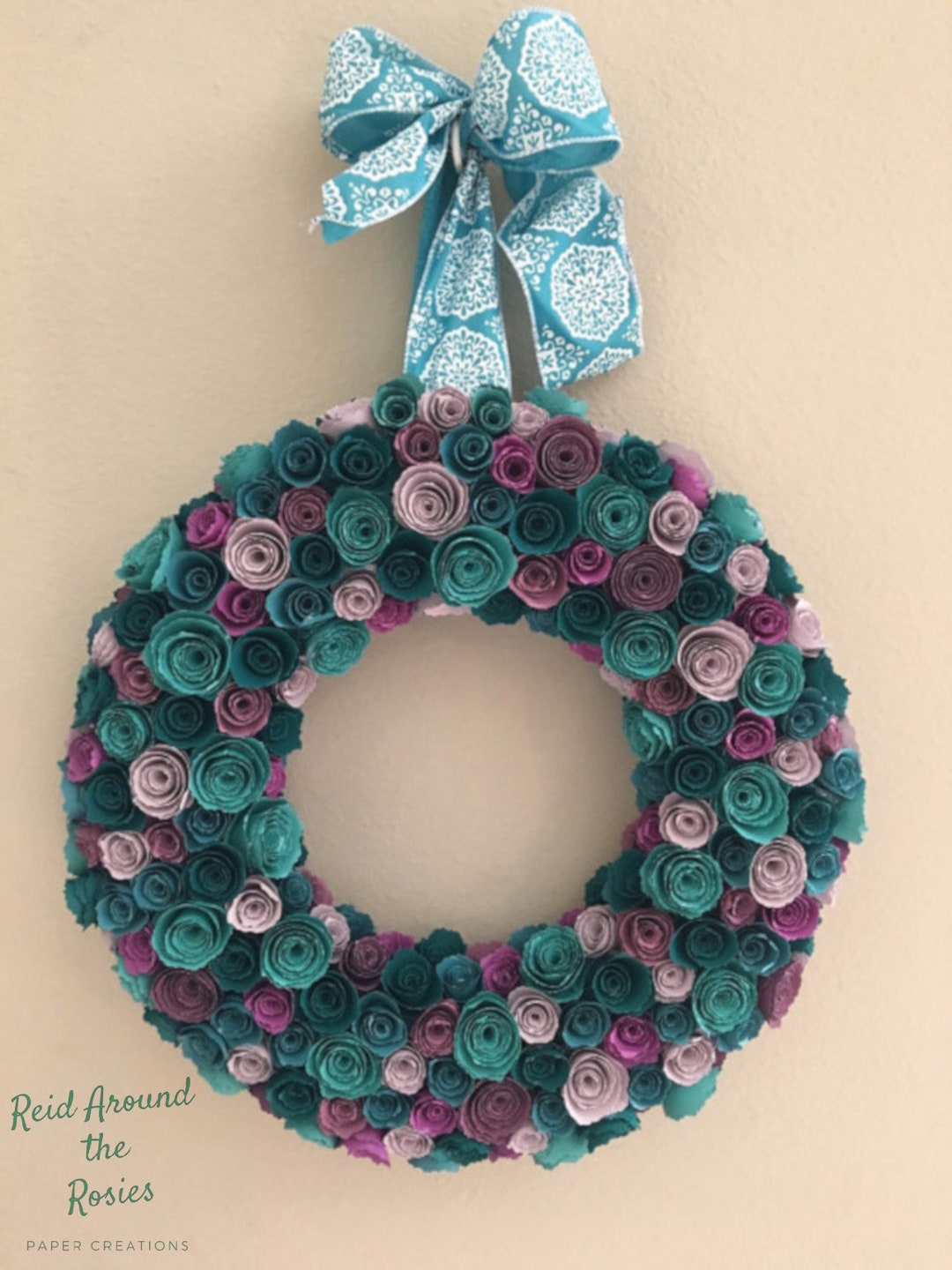 Paper Flowers/teal Paper Flowers, Violet Paper Flowers, Lilac Paper