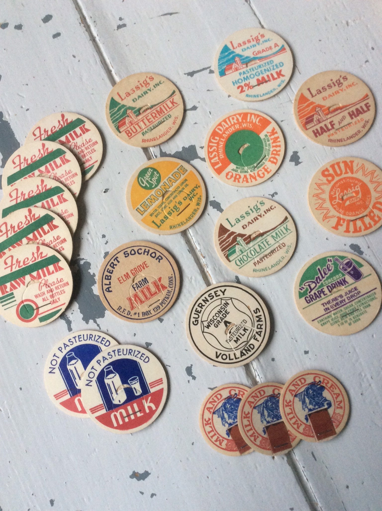 【USA】ビンテージ　スラムキャップ・ミルクポイズン　米国製MENKO他 USA】ビンテージ スラムキャップ・ミルクポイズン 米国製MENKO他 USA