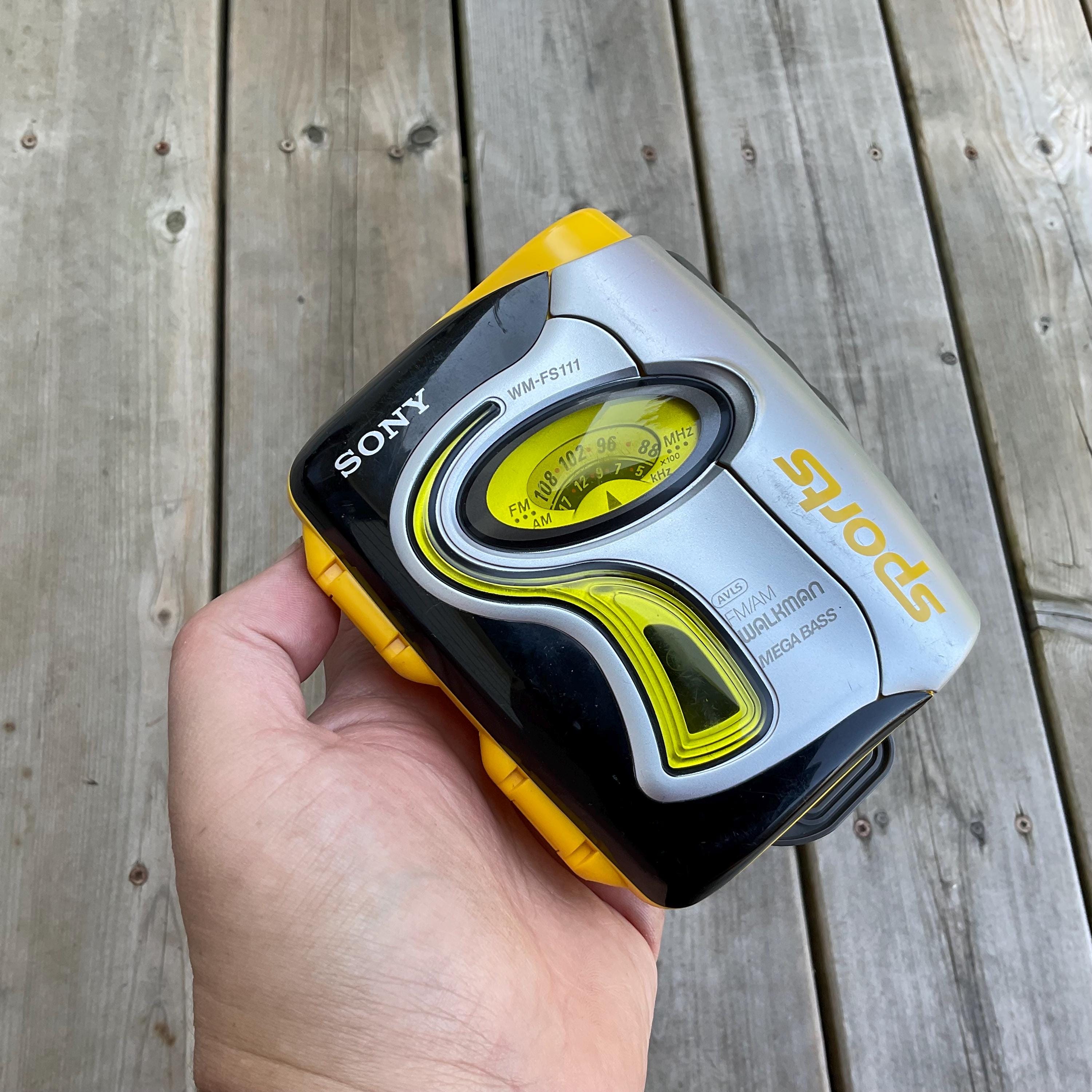 可動品】sony sports カセットウォークマン WM-FS111