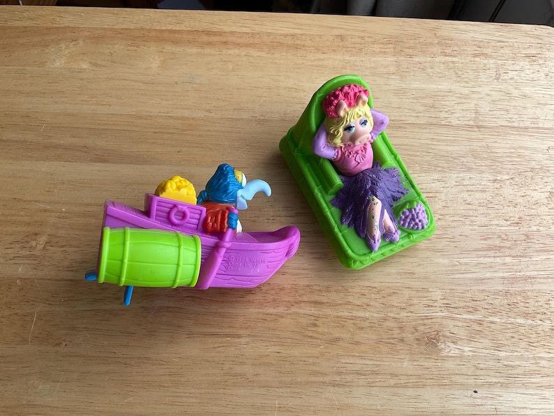 Miss Piggy 1995 Henson Mcdonald’s Muppet Treasure Island Tub Toy Lot of ...