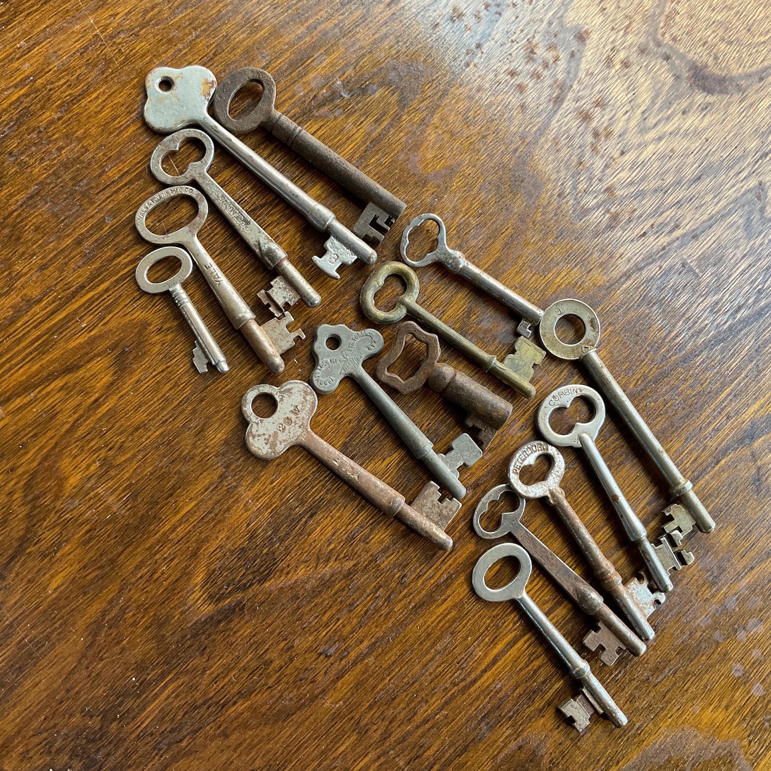 Antique Skeleton Key Choose One Door Locks Open Barrel Steampunk ...