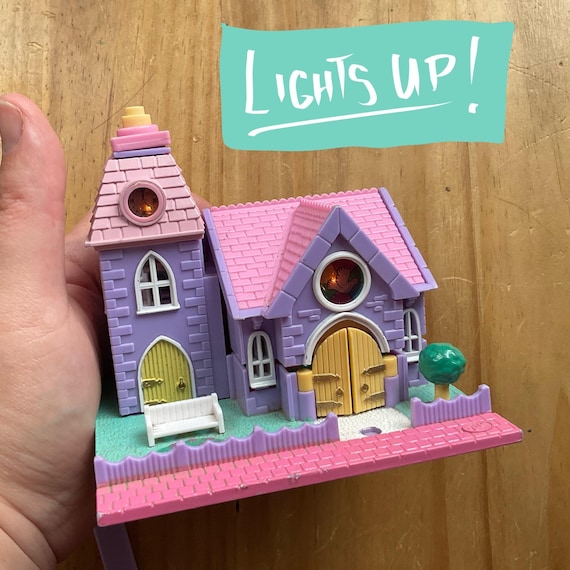 ポリーポケット ウェディングチャペルコンパクト 1993：ライトアップ