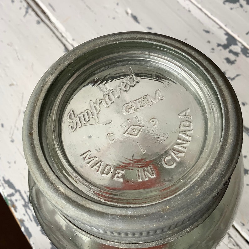 2 Quart Sealer Jar Light Blue Improved GEM Made in Canada With Etsy