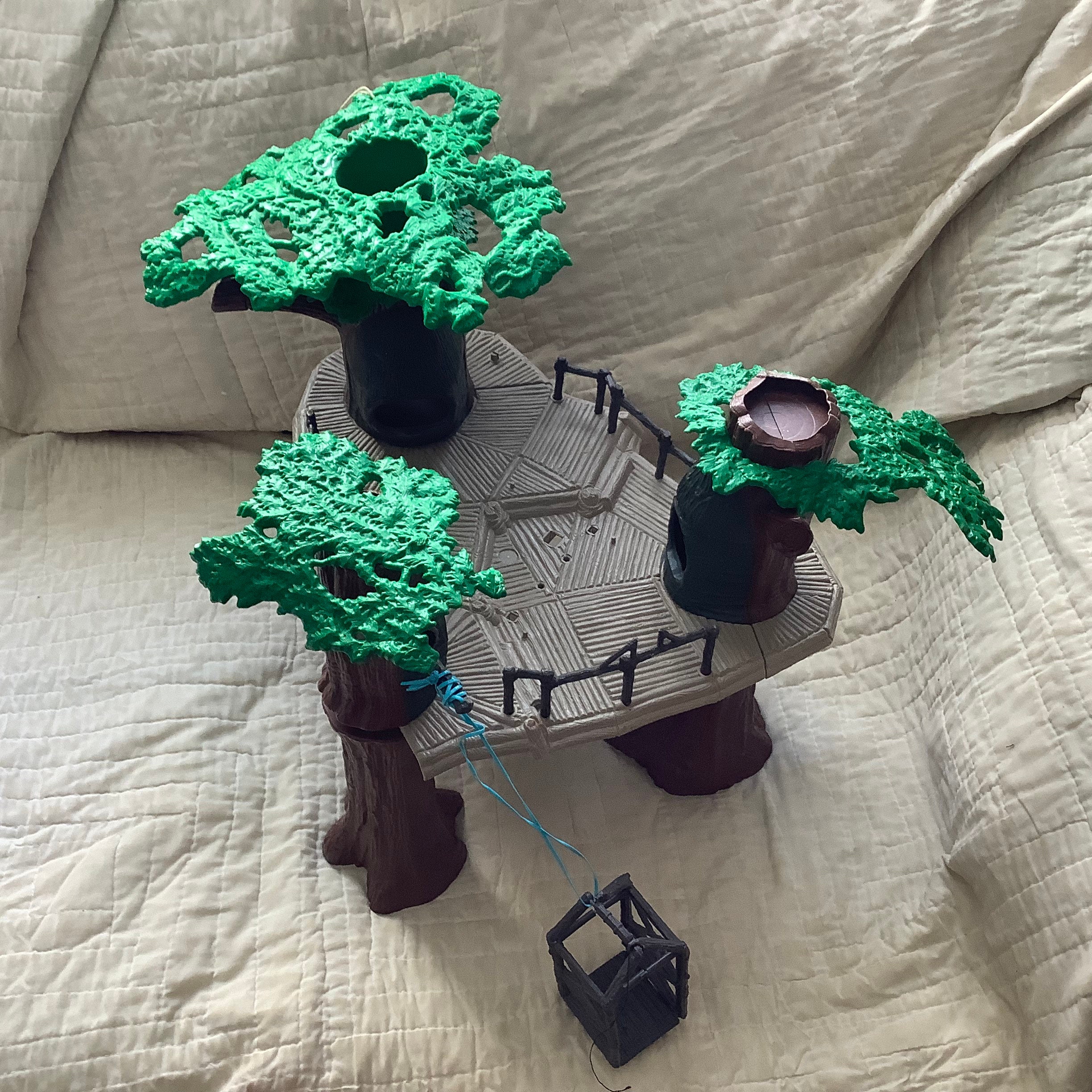 Robin Hood Plastic Tree House Prince of Thieves Sherwood Forest