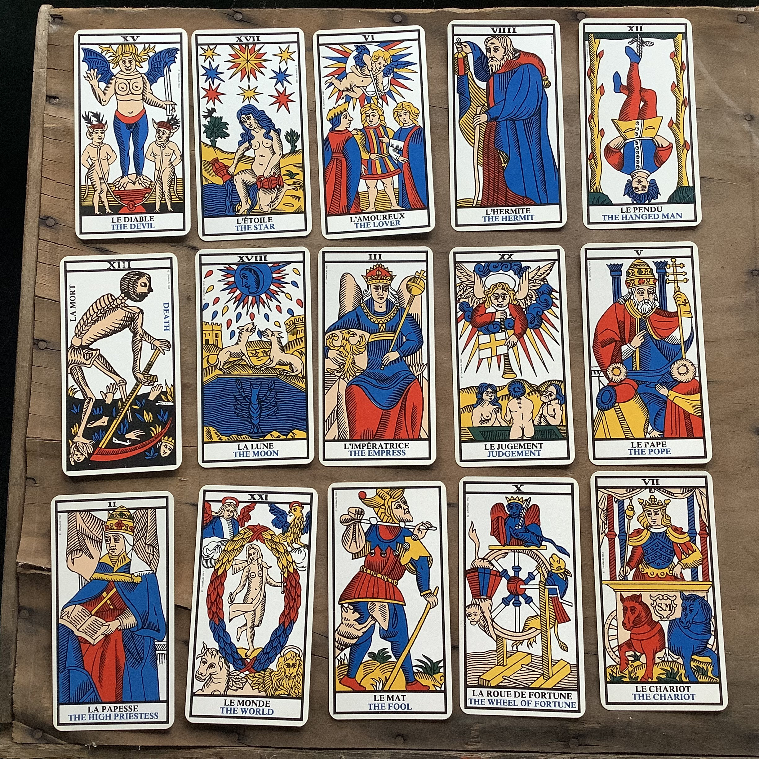 タロット トランプ Tarot philatelique grimaud 切手 タロット トランプ Tarot philatelique grimaud 切手 タロット