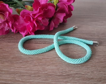 Mint Green Necklace, Necklace for Women
