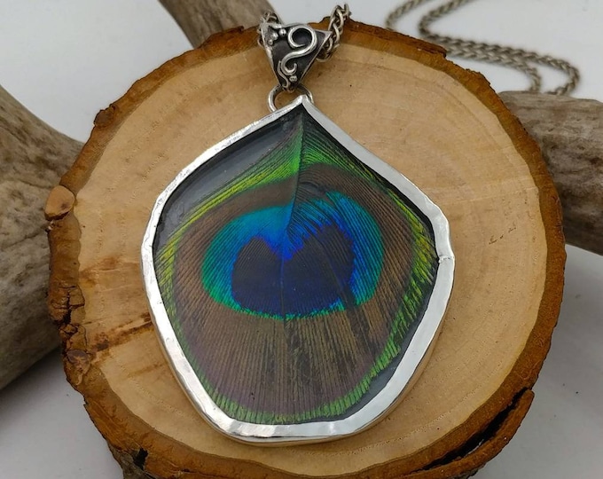 Peacock Feather Pendant