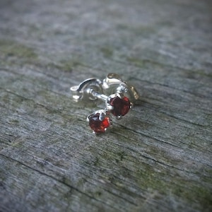 Garnet Studs