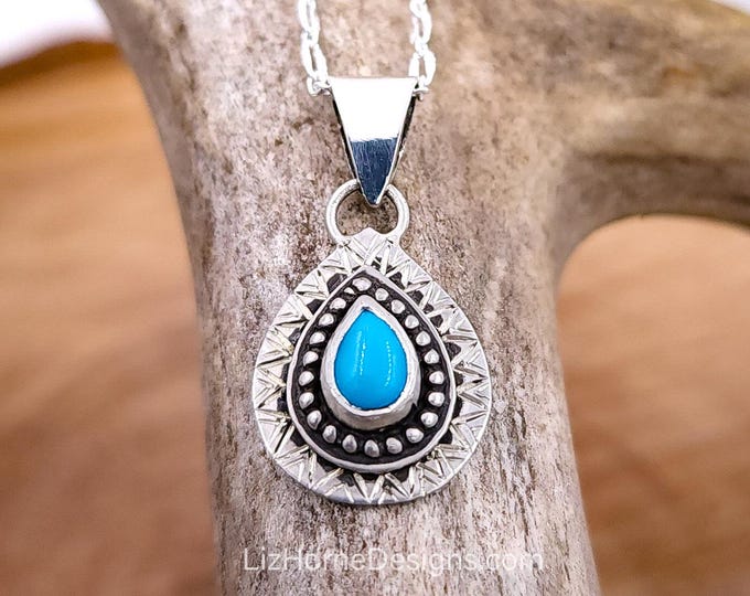 Sleeping Beauty Turquoise Necklace