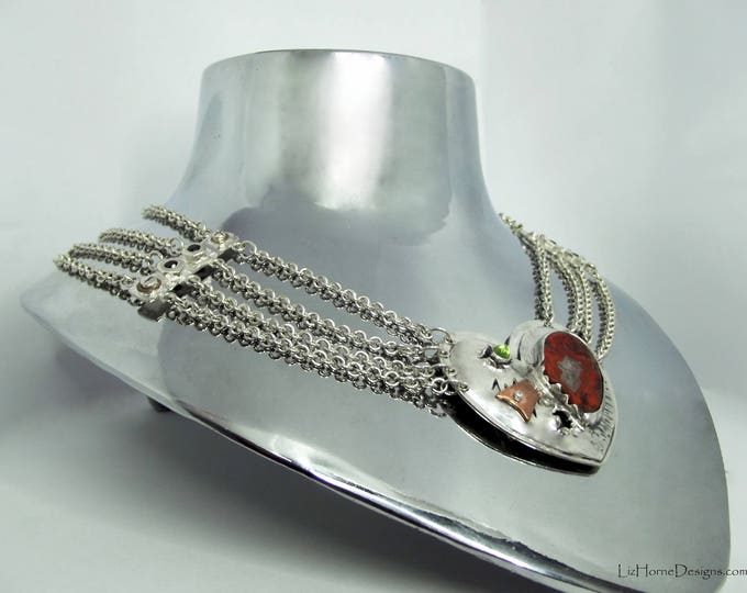 If I Only Had a Heart Sterling Silver Necklace