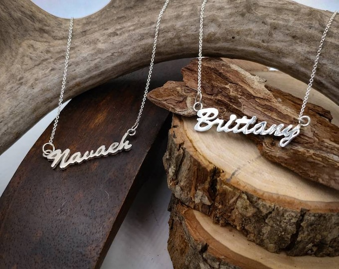 Sterling Silver Name Necklace