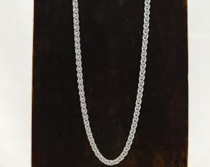 1.3MM Sterling Silver Wheat Chain