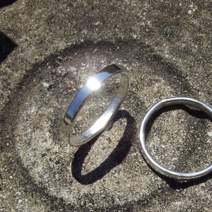 Plain Sterling Silver Band