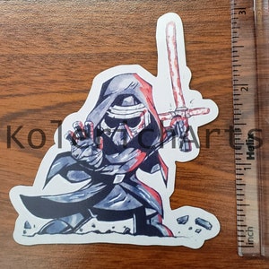 Kylo Ren fan art Magnet. Magnets Gift for him, Gift for her, Kids gifts, party prizes, party favors, decorations, decorative.