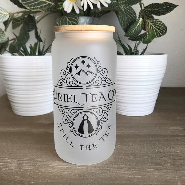 Sarah J Maas Frosted Glass Etsy